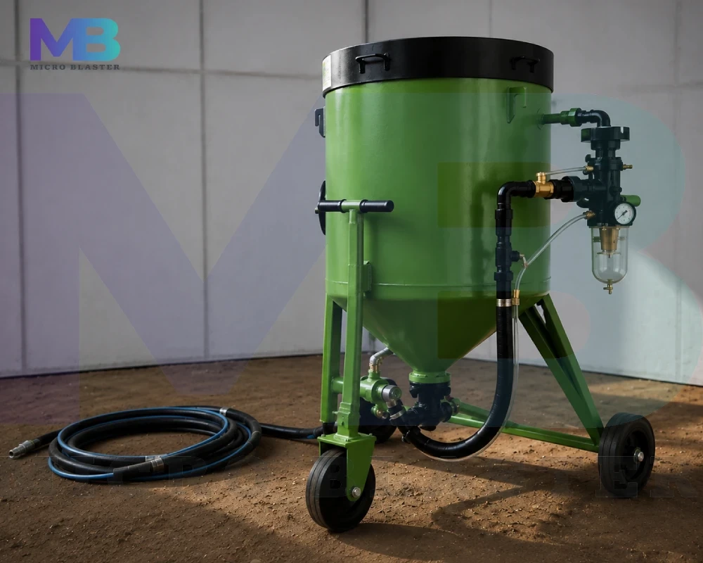 1000 Kg Portable Shot Blasting Machine