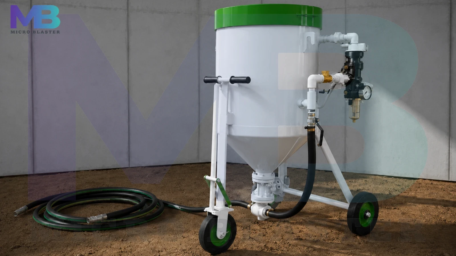 500 Kg Portable Sand Blasting Machine