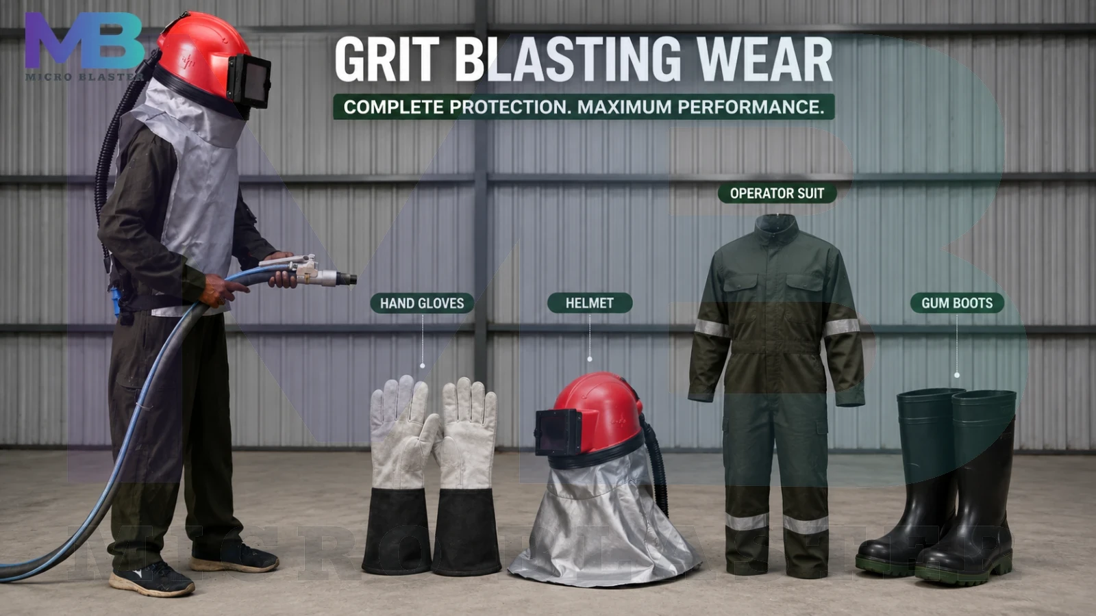 Grit Blasting Wear