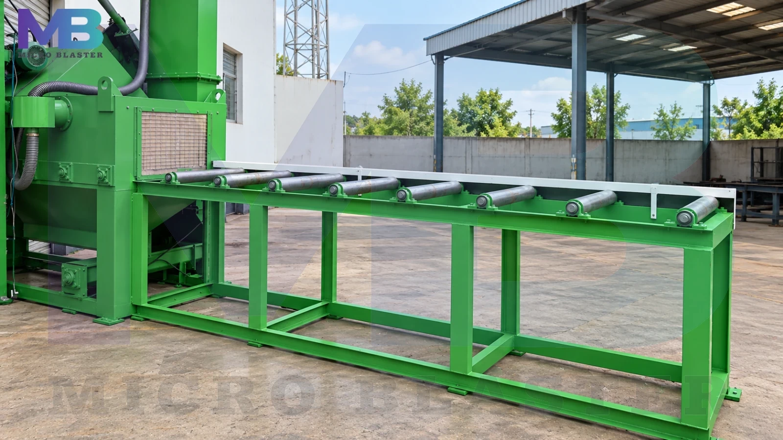 Plate Cleaning Shot Blasting Machine 1
