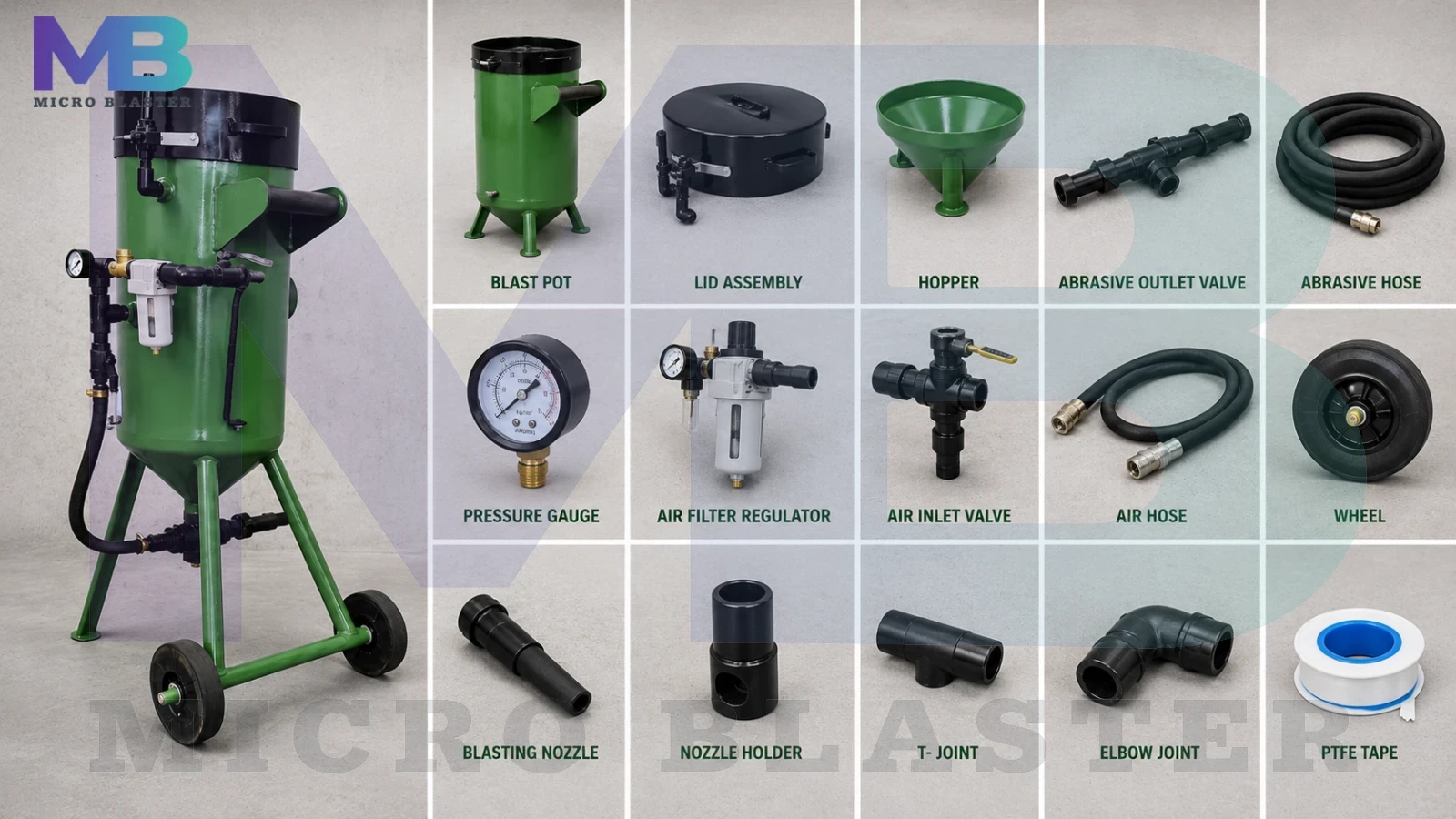 Portable Sand Blasting Machine 4
