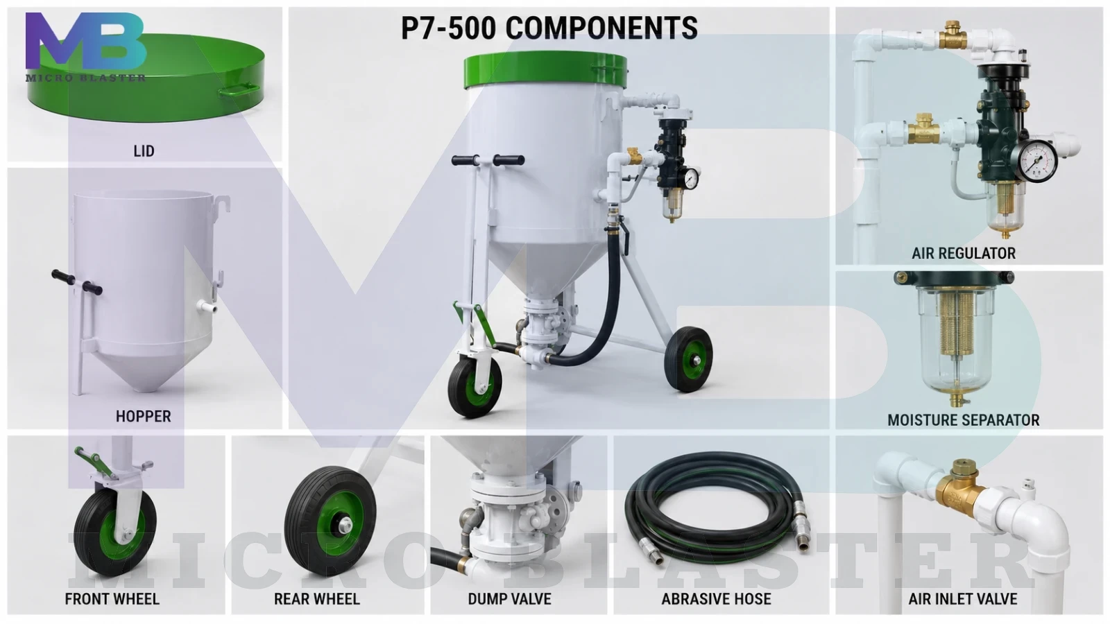 Portable Sand Blasting Machine 6