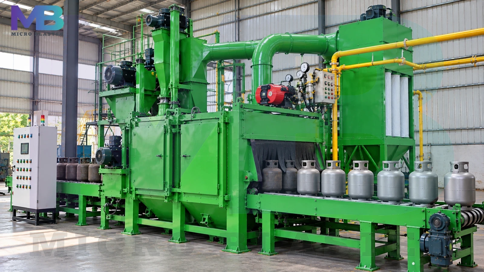 LPG & CNG Shot Blasting Machine