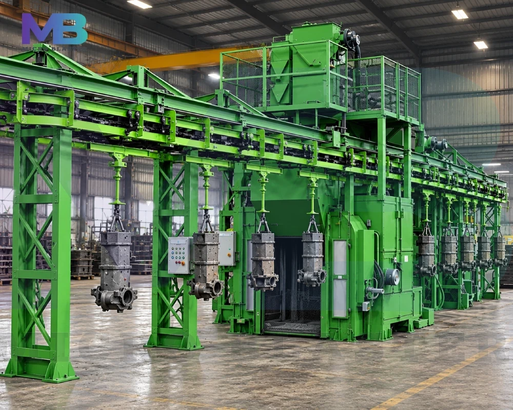 Monorail Shot Blasting Machine