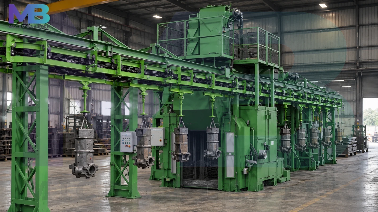 Monorail Shot Blasting Machine