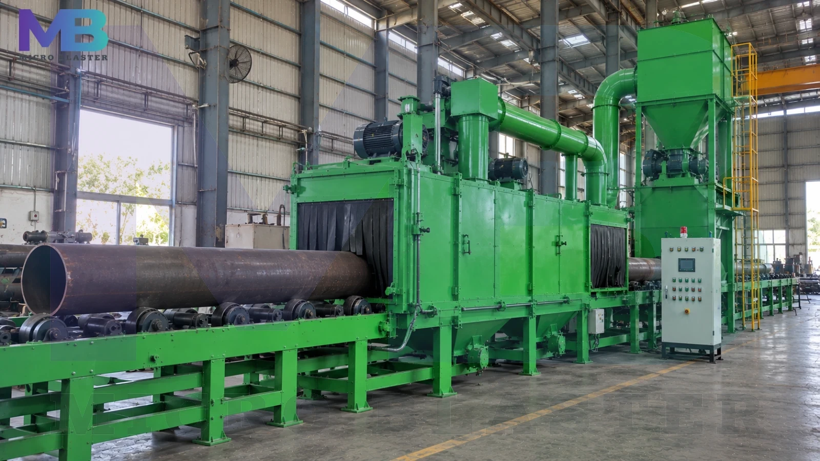 Pipe Cleaning Shot Blasting Machine