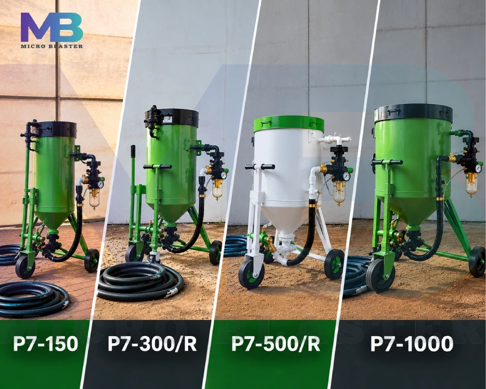 Portable Shot Blasting Machine - 150, 300, 500, 1000 Kg