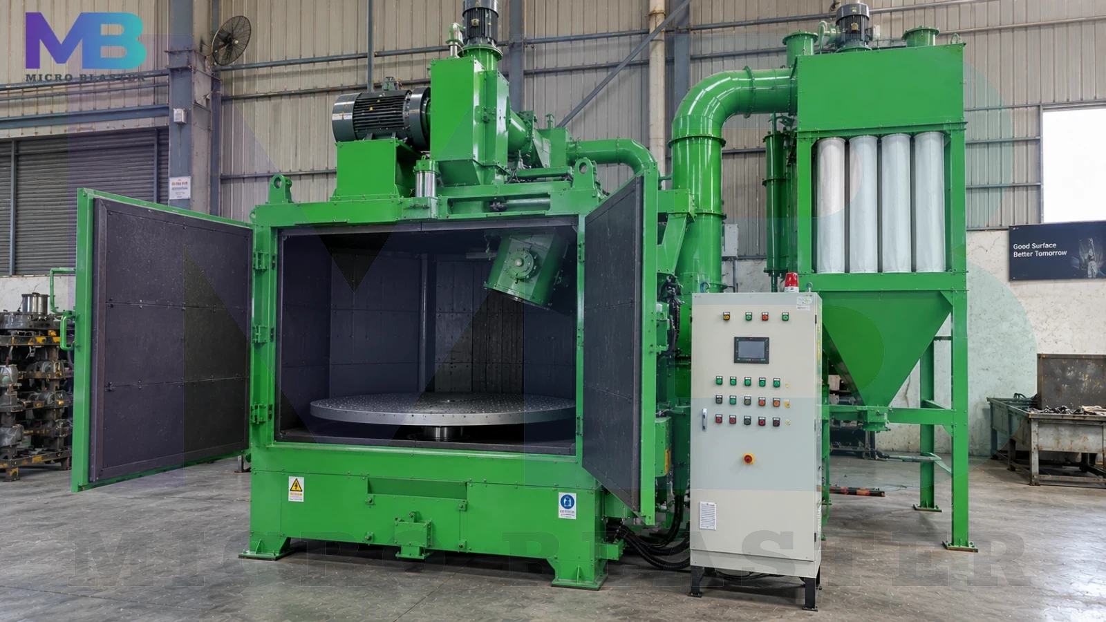 Table Type Shot Blasting Machine